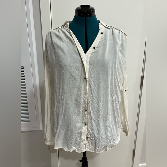 White Summer Button Down - Picture 1 of 4